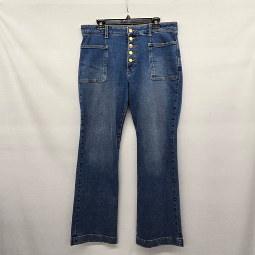 Michael Kors Medium Blue Wash Bootcut Jeans Size 12
