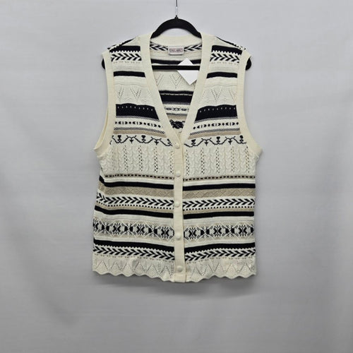 D’Allaird’s Women’s Vintage Knit Sweater Vest - Size L