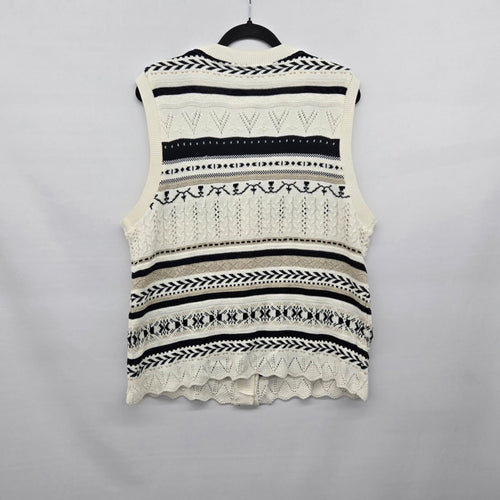 D’Allaird’s Women’s Vintage Knit Sweater Vest - Size L