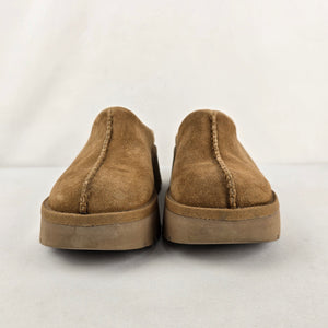 Vintage UGG Brown Suede Platform Clogs Size 8