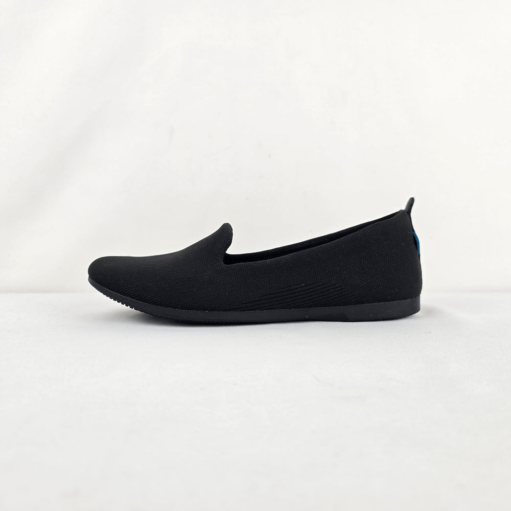 Vintage Vessi Market Flat Black Slip-On Shoes Size W9