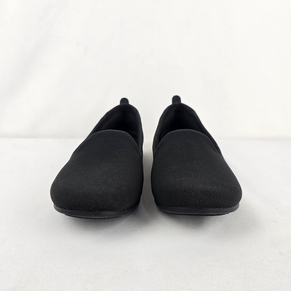 Vintage Vessi Market Flat Black Slip-On Shoes Size W9