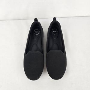 Vintage Vessi Market Flat Black Slip-On Shoes Size W9