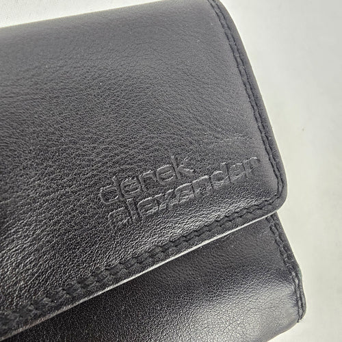 Derek Alexander Black Leather Wallet