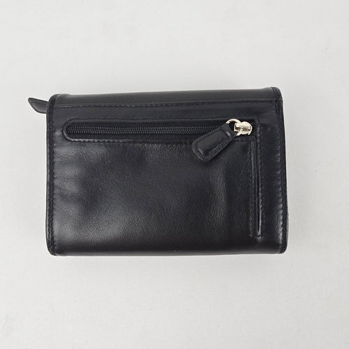 Derek Alexander Black Leather Wallet