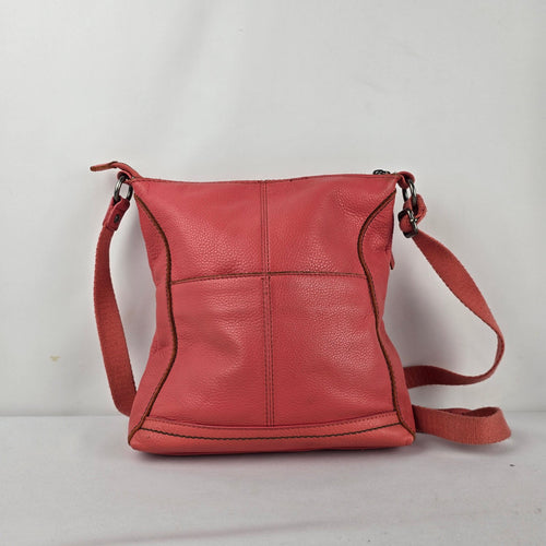The Sak Coral Pink Leather Crossbody Bag