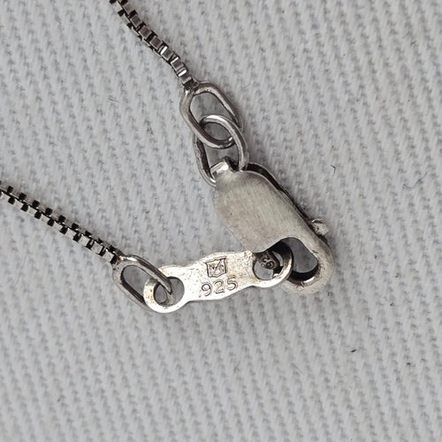 Hallmarked Sterling Silver Celtic Cross Necklace on 925 Box Chain