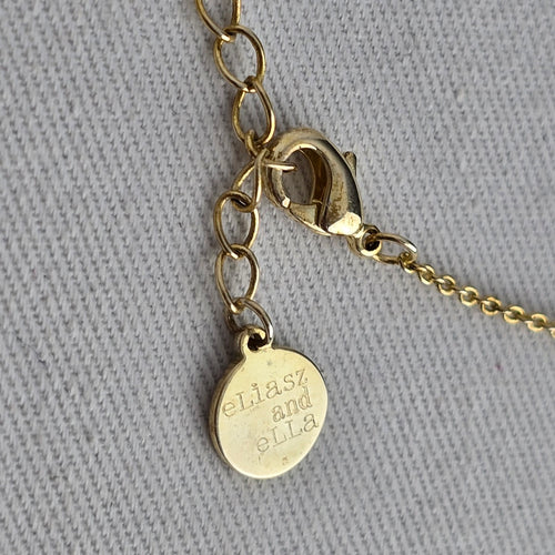eLiasz and eLLa Canadian Designer Gold Tone Key Charm Pendant Necklace