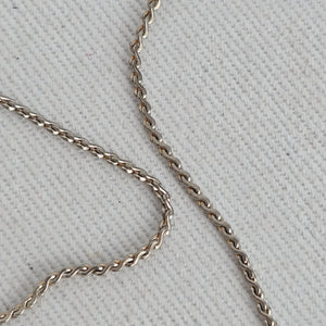 Vintage Silver-Tone Angel Pendant Necklace with Faux Pearl Accent