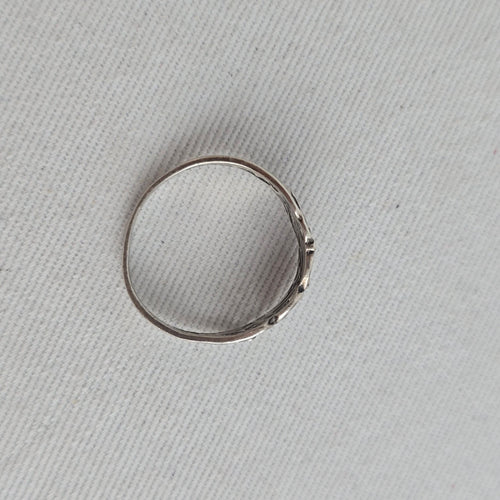 Vintage Sterling Silver Filigree Openwork Ring