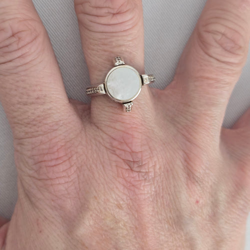 Kameleon 925 Sterling Silver Interchangeable Snap Ring Size 9.25