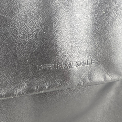 Derek Alexander Black Leather Crossbody Shoulder Bag