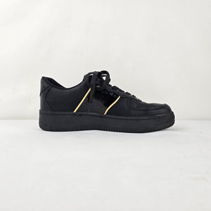 Replay Women’s Black Leather Platform Sneakers Size 38/7.5