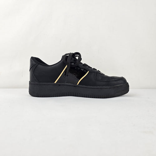 Replay Women’s Black Leather Platform Sneakers Size 38/7.5