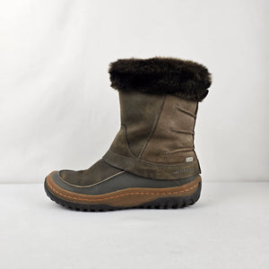 Merrell Women’s Olive Brown Falcon Winter Boots Size 9.5