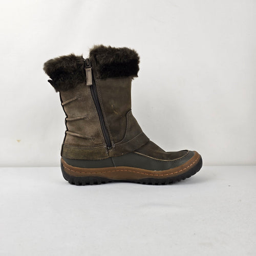 Merrell Women’s Olive Brown Falcon Winter Boots Size 9.5