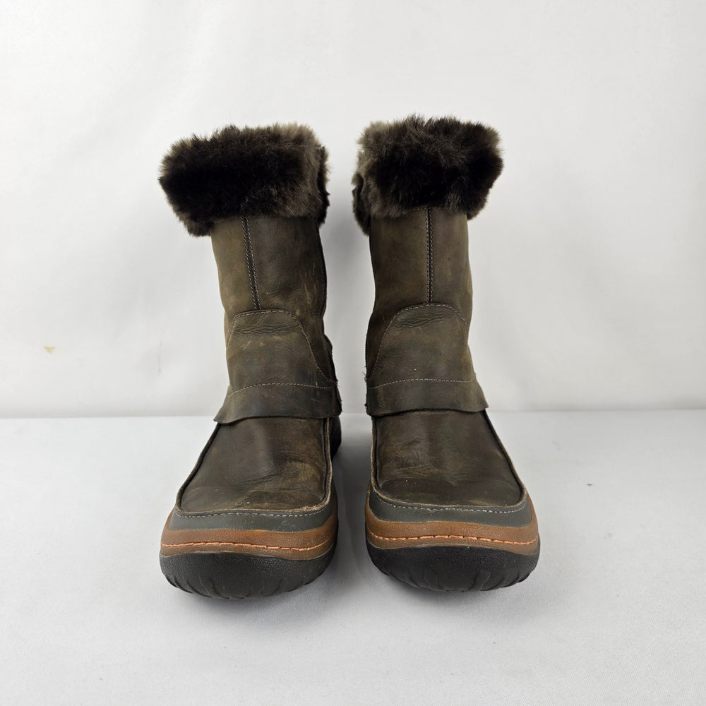 Merrell Women’s Olive Brown Falcon Winter Boots Size 9.5