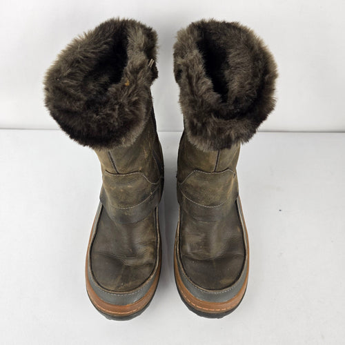 Merrell Women’s Olive Brown Falcon Winter Boots Size 9.5