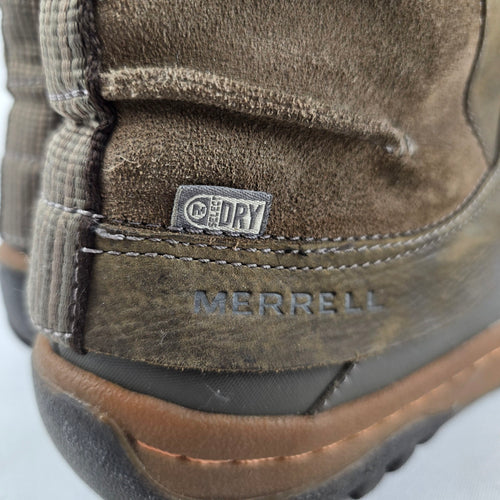 Merrell Women’s Olive Brown Falcon Winter Boots Size 9.5