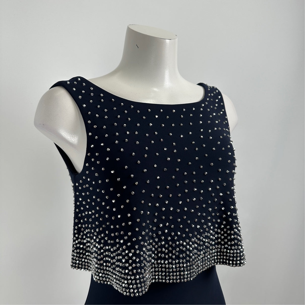 Joseph Ribkoff Navy Sparkle Dress Size 6