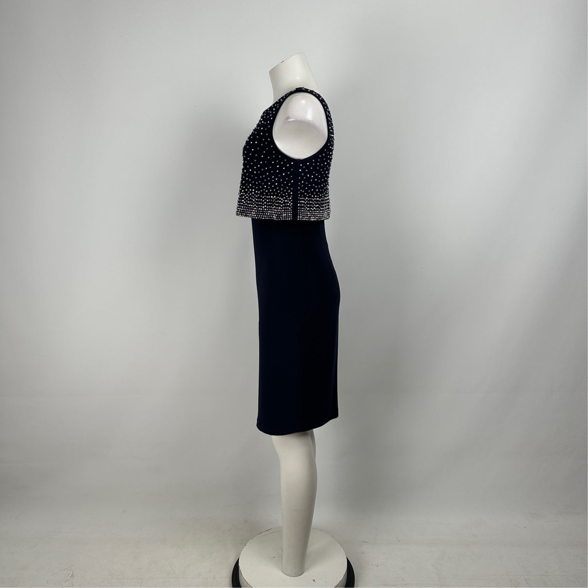 Joseph Ribkoff Navy Sparkle Dress Size 6