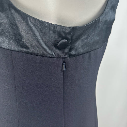 Vintage Debut Black Sweetheart Neckline Evening Gown Size M