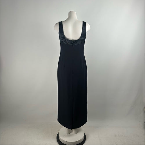 Vintage Debut Black Sweetheart Neckline Evening Gown Size M