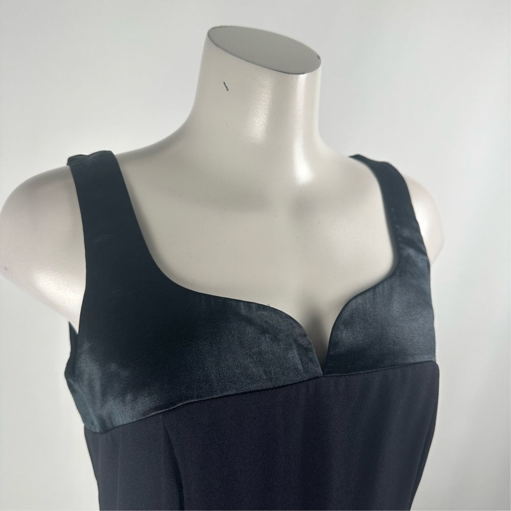 Vintage Debut Black Sweetheart Neckline Evening Gown Size M