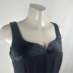 Vintage Debut Black Sweetheart Neckline Evening Gown Size M