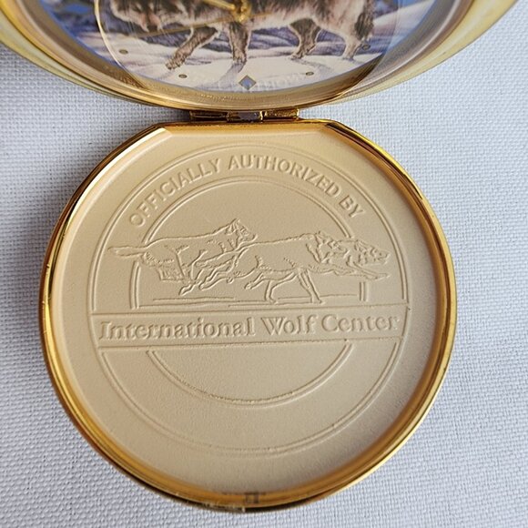 Franklin Mint Spirit of the Wolf Collector Pocket Watches