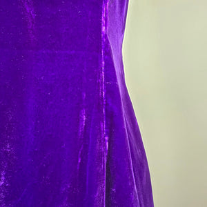 Vintage Velvet Purple Long Dress Size M/L