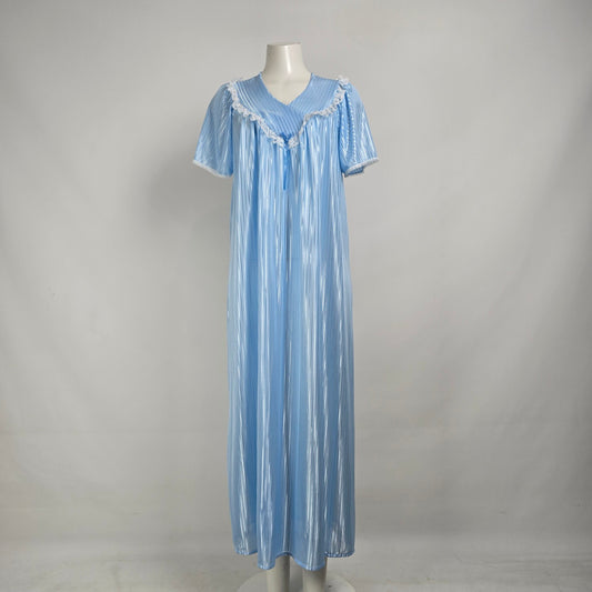 Vintage Improptu Blue Nightgown Size M