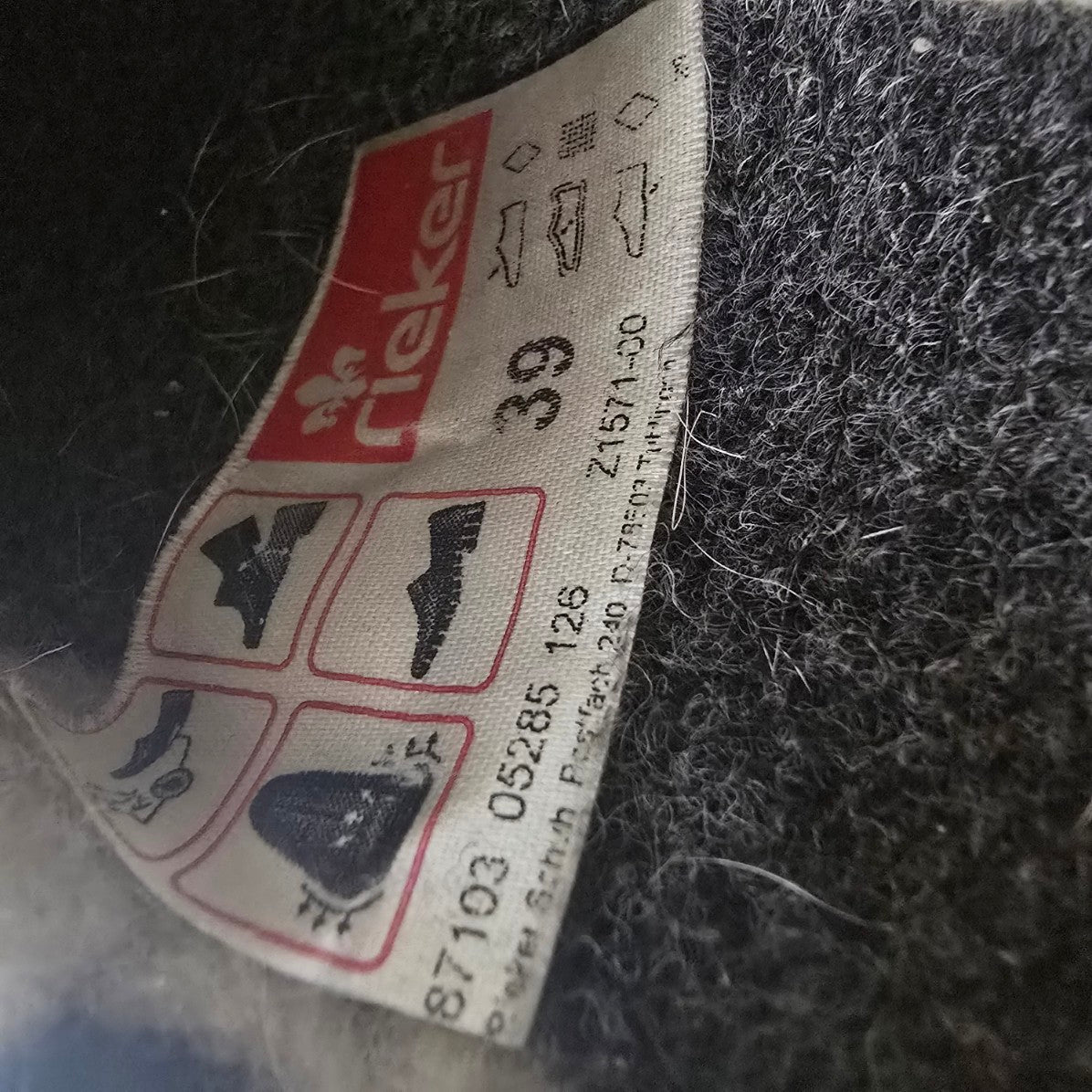 Riker Black Heeled Boot Size 8