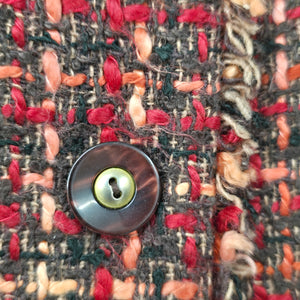 Vintage JM Collection Red Tweed Blazer Size 8