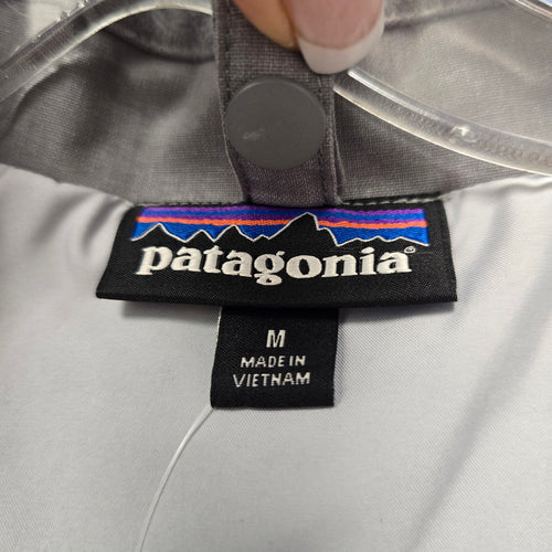 Patagonia Women's Gray Hooded Parka Shell Rain Jacket - Size M
