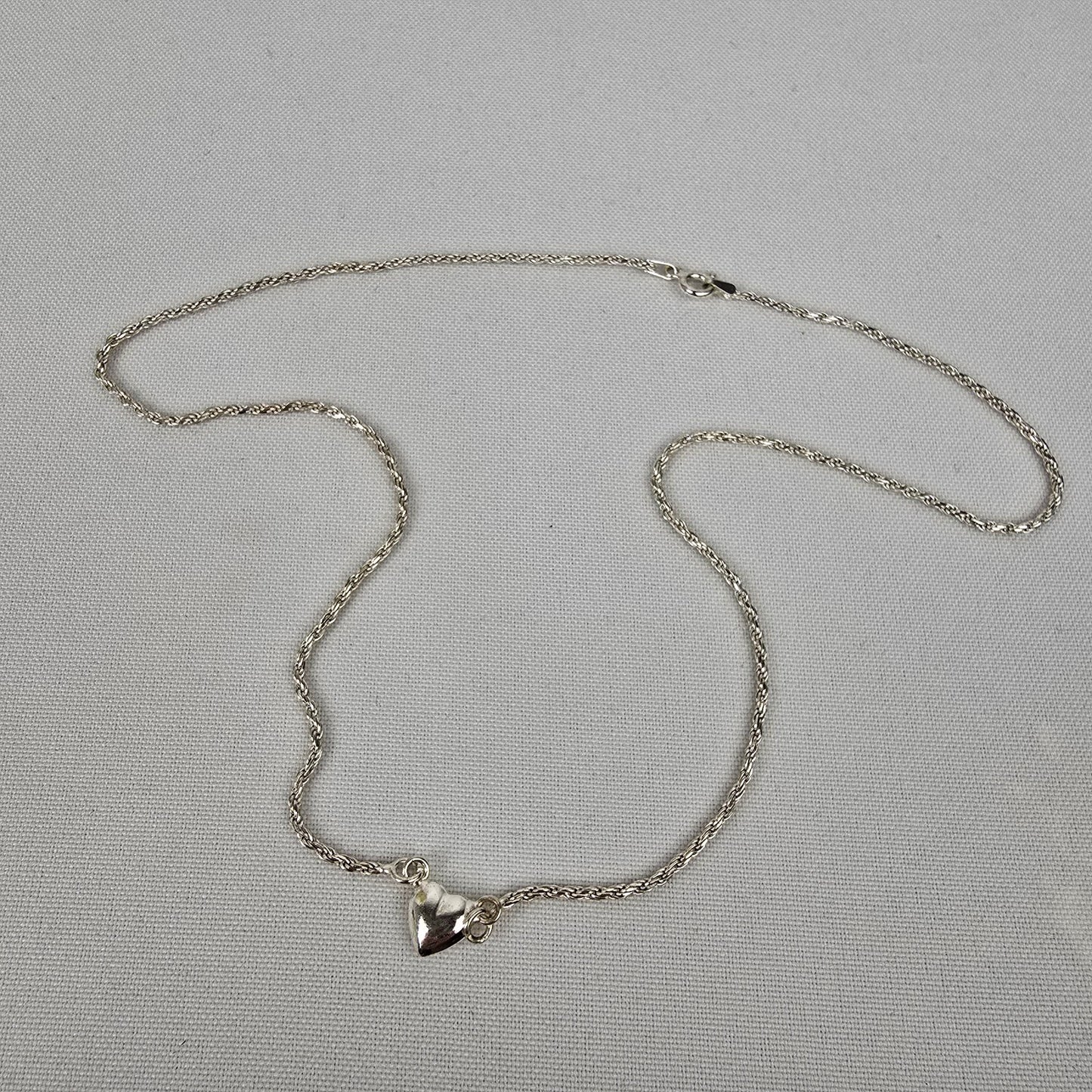 925 Made In Italy Chain Heart Necklace
