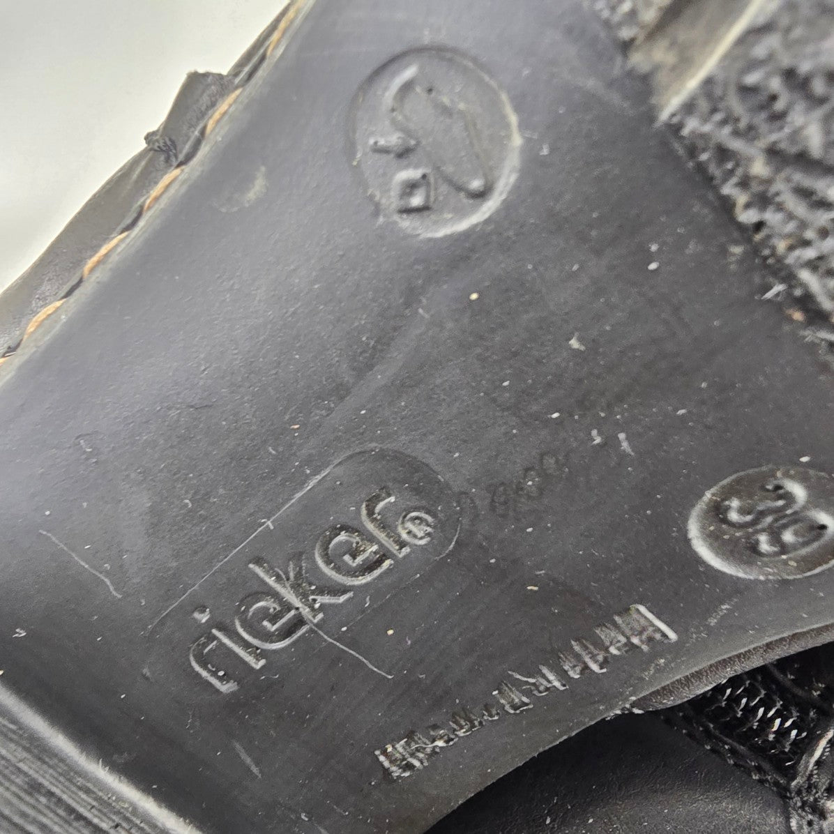 Riker Black Heeled Boot Size 8