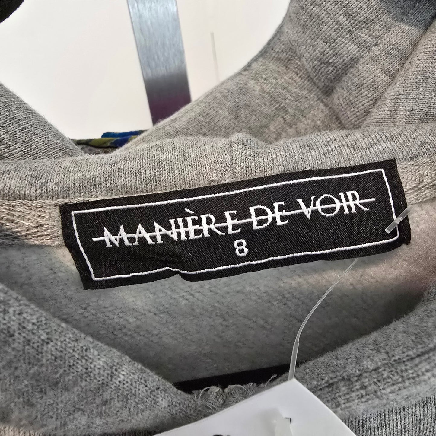 Maniere De Voir Grey Sweatshirt Dress Size 8