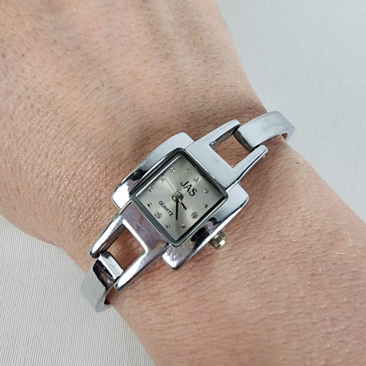 JAS Silver Link Watch