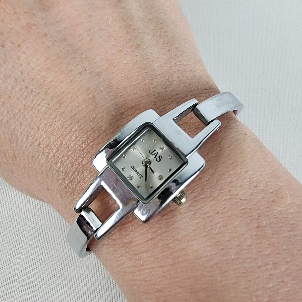 JAS Silver Link Watch