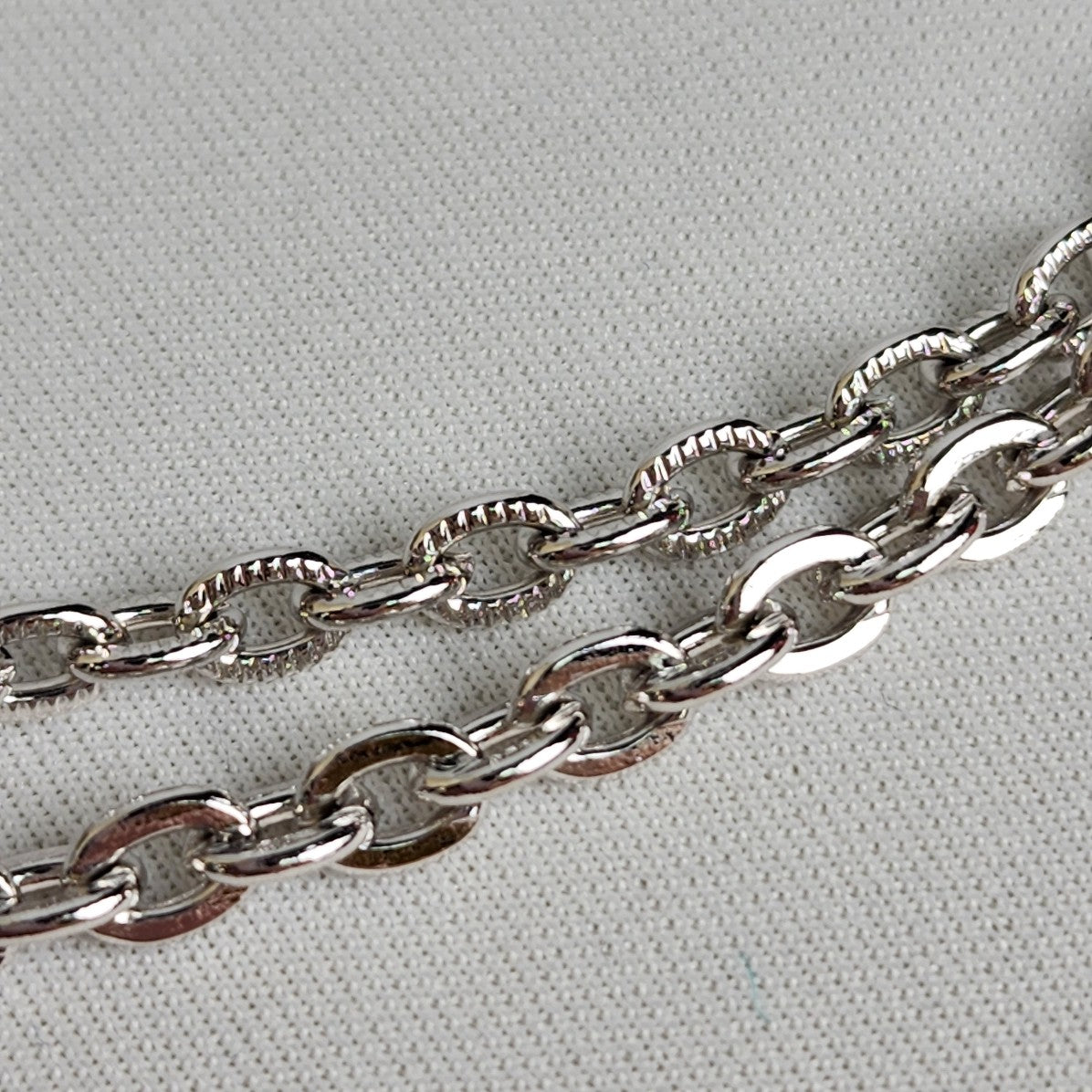 Vintage Sarah Coventry Silver Chain Blue Tassel Necklace 2 Pc