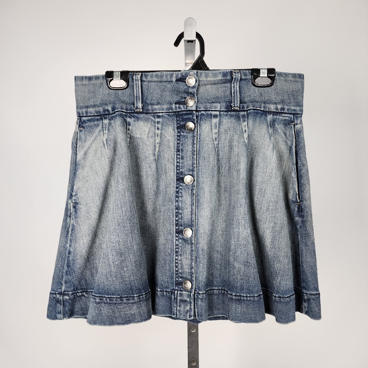 Fidelity A-Line Jean Skirt Size L