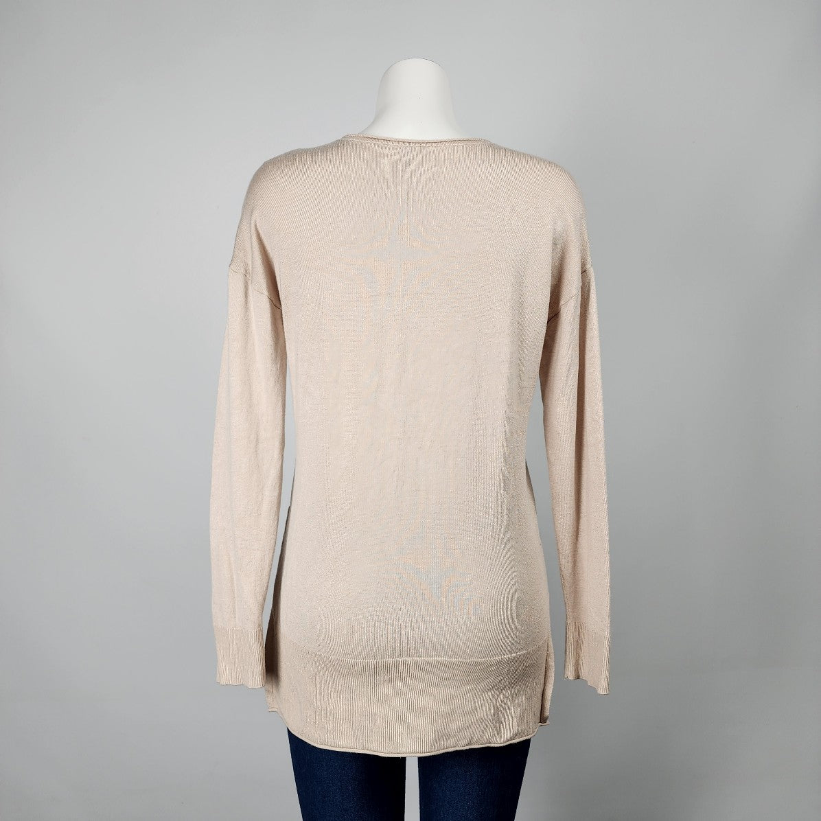 Nude Knit Long Sleeve Sweater Size S
