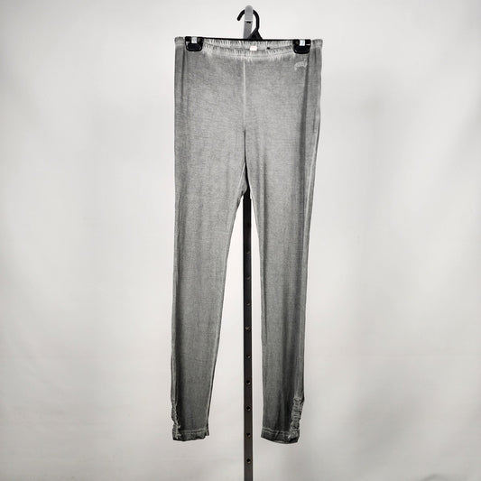 Pools Grey Faded Wash Leggings Size S