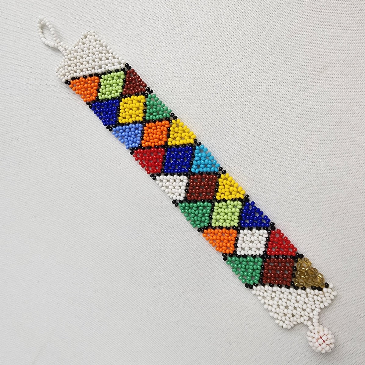 Colorful Triangle Beaded Bracelet