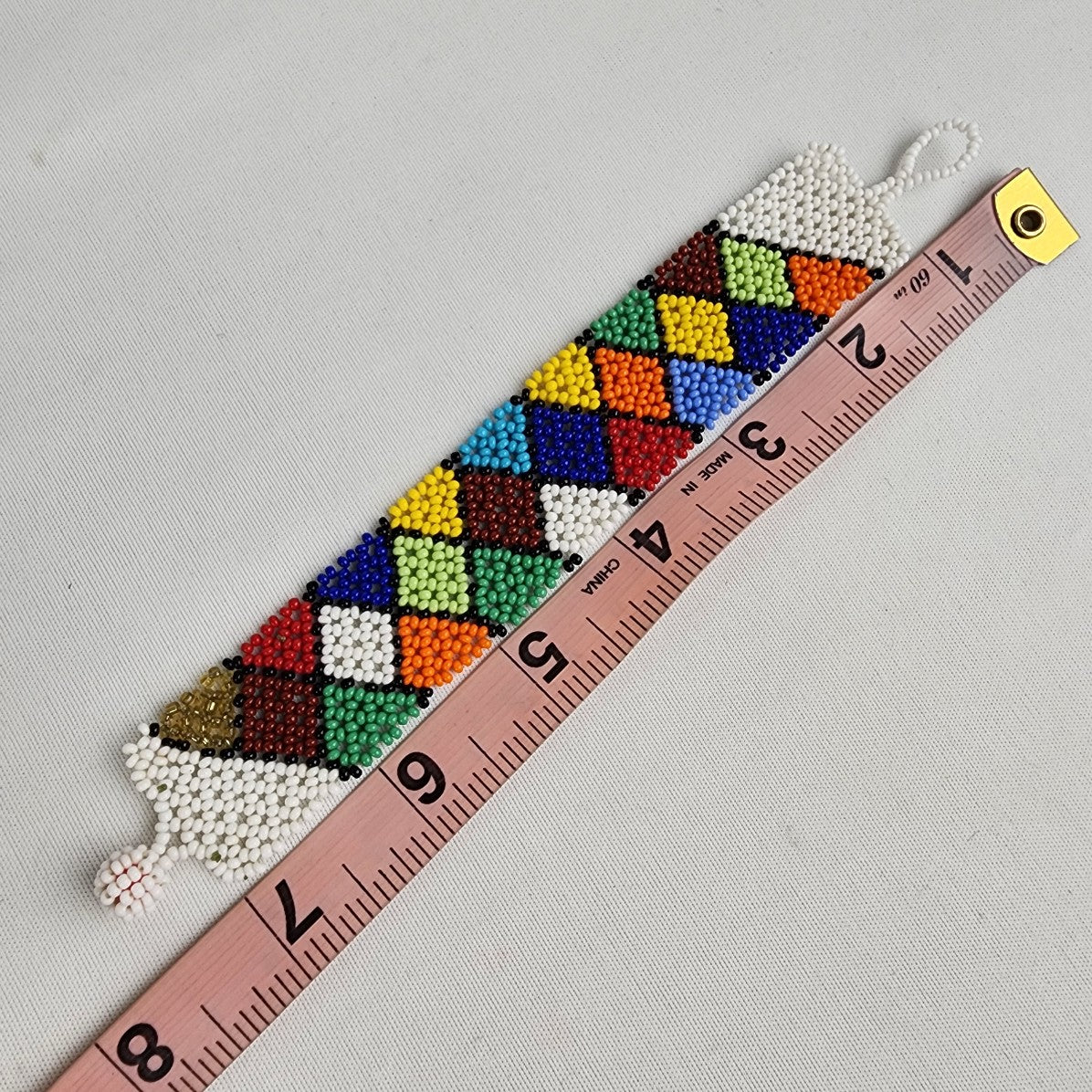 Colorful Triangle Beaded Bracelet
