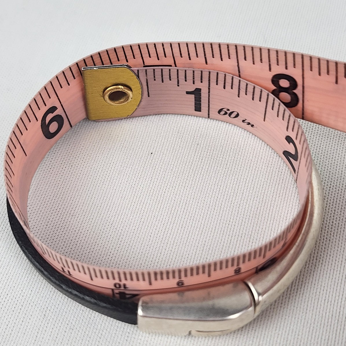 My Wristy Business Sterling Silver & Black Magnetic Cuff Bracelet